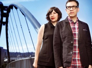 Carrie Brownstein (l.) and Fred Armisen (r.) stars of IFC