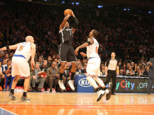 Joe Johnson Scores a basket with under :30 seconds to play to send Brooklyn back to the 718 with a victory