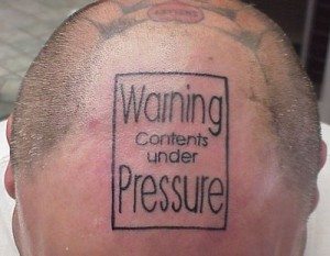 Warning Contents Under Pressure