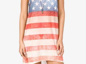 High Low  Flag Dress