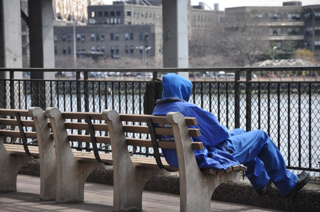 Sanitation Worker on Break 