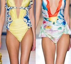 Floral Pattern Swimwear