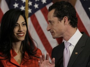 Anthony Weiner &amp; wife Huma Abedin