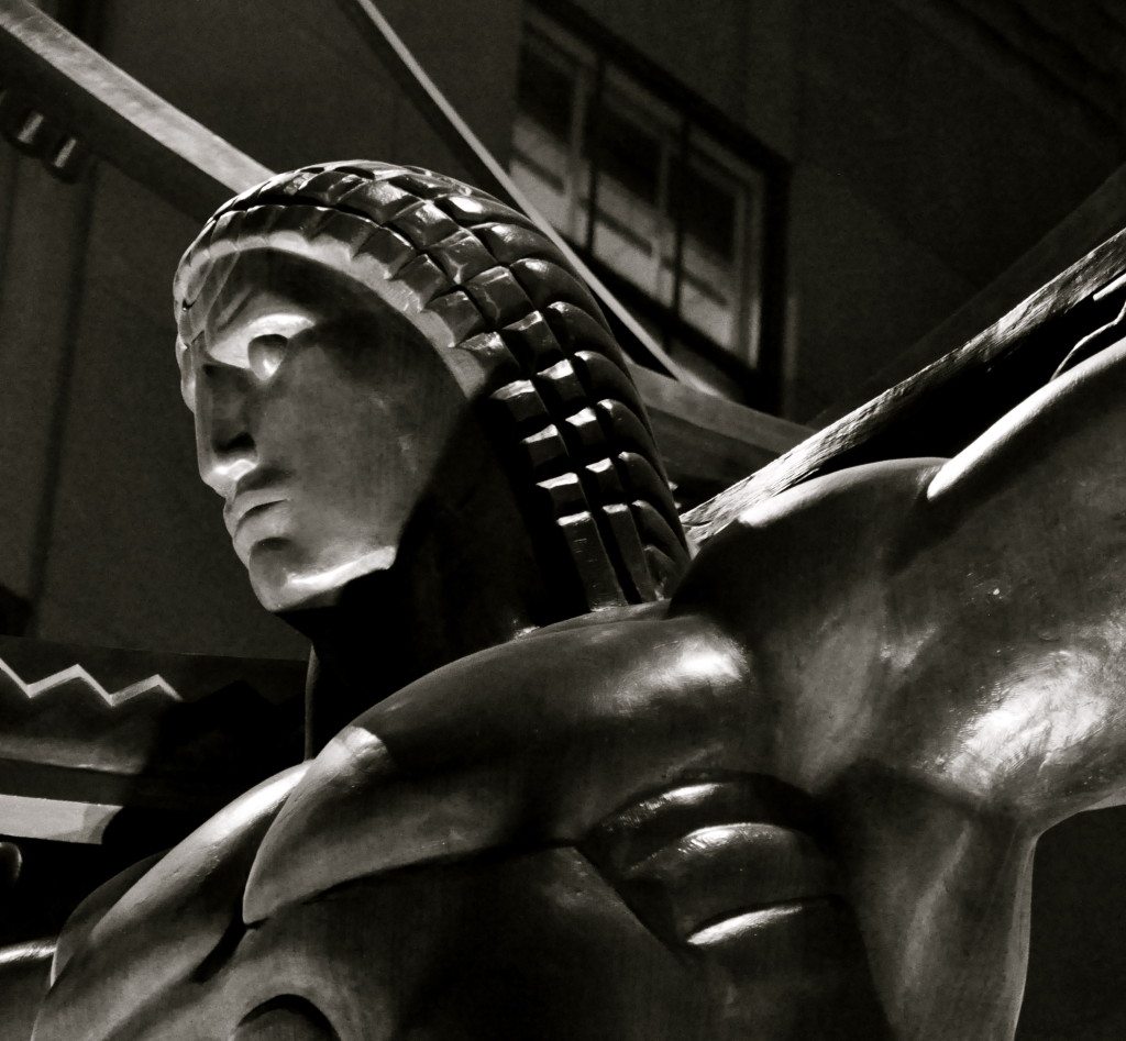 Atlas Statue Detail