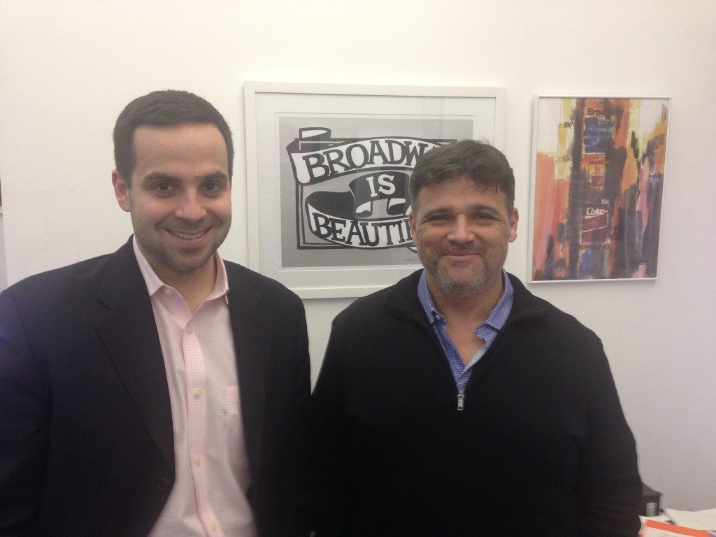 Damian Bazadona, Founder and CEO, Situation Interactive Media (Left)  and Jim McCarthy, founder and CEO  of Goldstar (Right).   Photo courtesy of O&amp;M.
