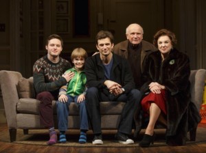 Playwright Terrance McNally and the cast. Photo courtesty of Joan Marcus. 