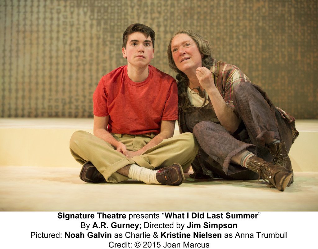 What I Did Last Summer The Pershing Square Signature Center/Irene Diamond Stage Carolyn McCormick and Tony nominee Kristine Nielsen will star as Grace and Anna Trumbull, respectively, alongside Pico Alexander as Ted, Juliet Brett as Bonny, Noah Galvin as Charlie and Kate McGonigle as Elsie. Performances will begin on April 28 at the Irene Diamond Stage at the Pershing Square Signature Center off-Broadway.