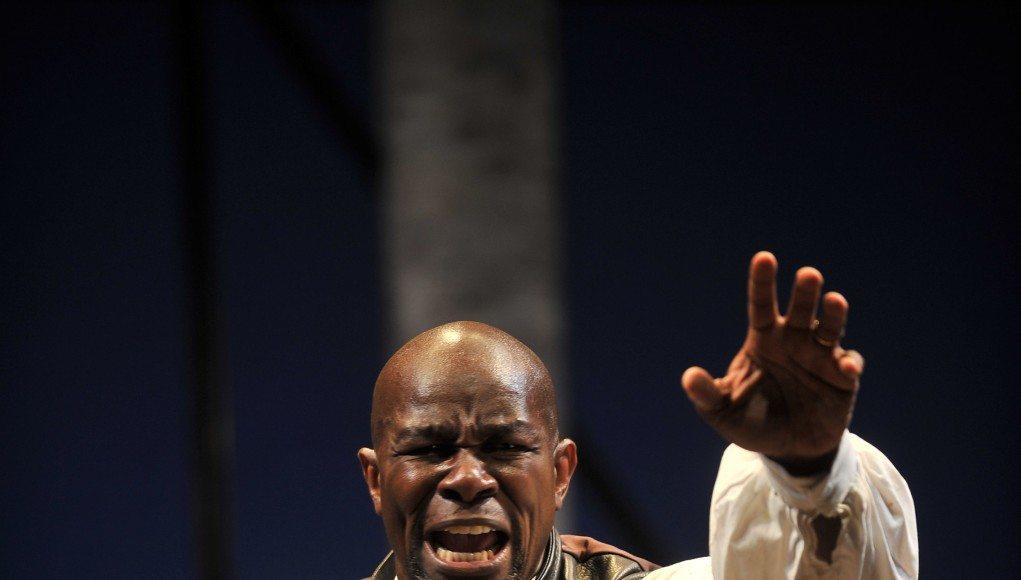 John Douglas Thompson in a 2008 production of OTHELLO. Photo by Kevin Sprague  