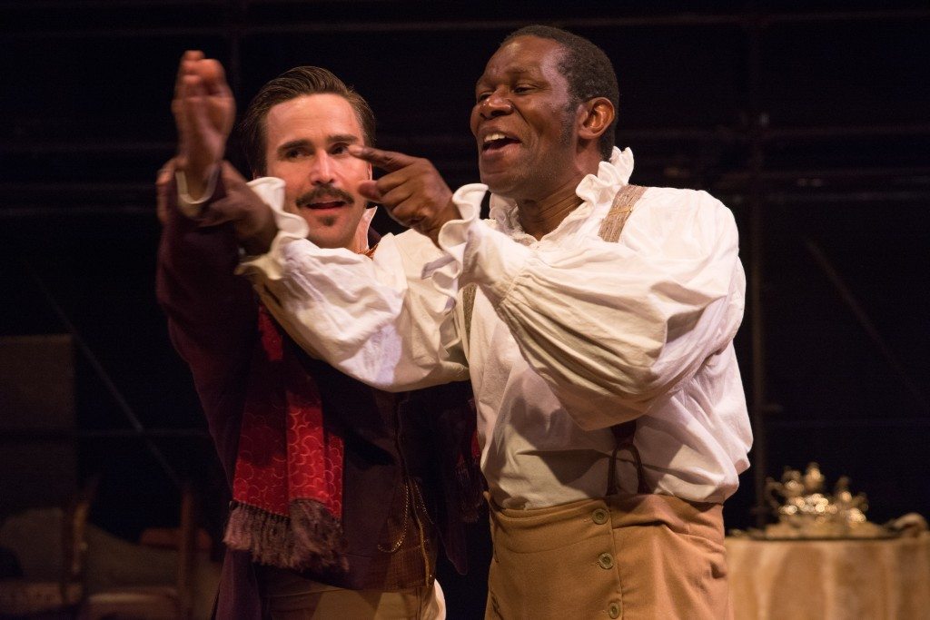 Joe Tapper and John Douglas Thompson in RED VELVET.Photo by Enrico Spada.