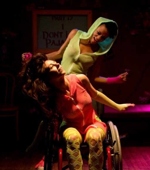 Kim Gainer and Chet Siegel  in MAGIC TRICK. Photo courtesy of Kacey Stamats