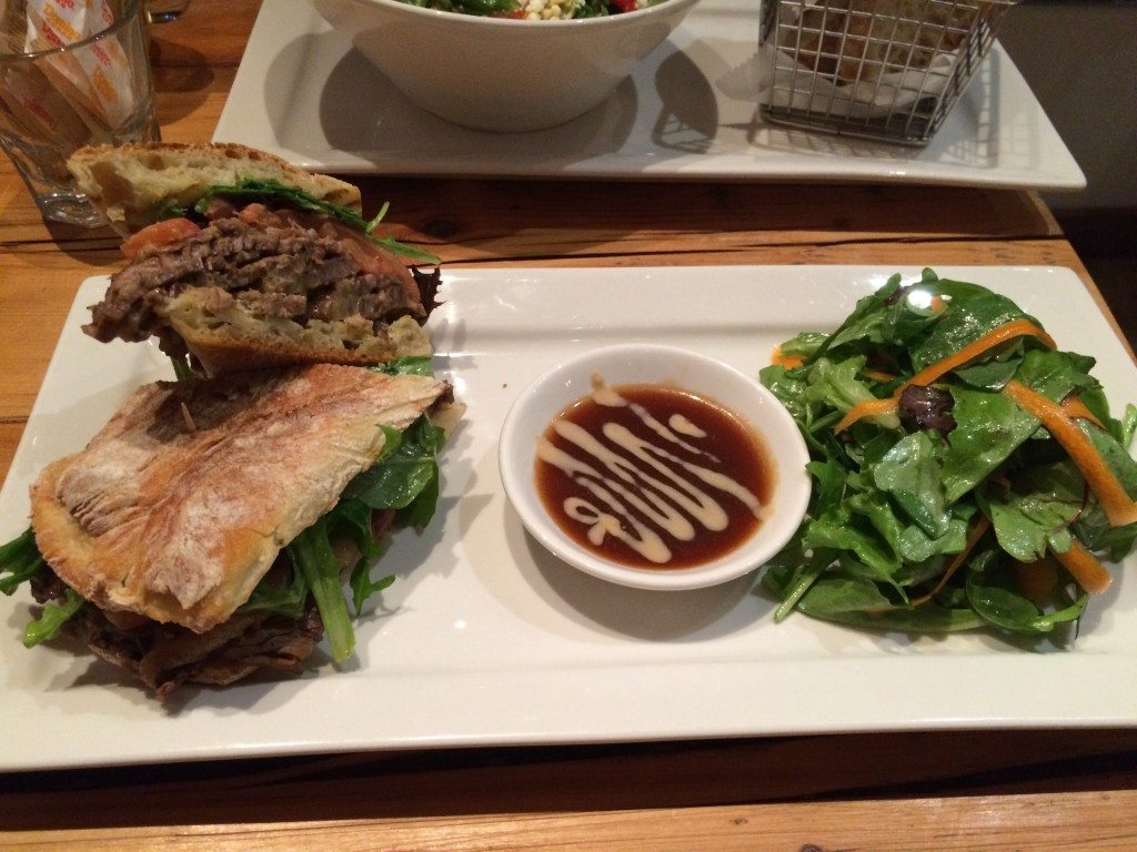 Slow Cooked Brisket Sandwich.Photo by Ryan Leeds 