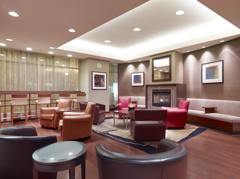 Lobby of Central Loop Hotel. Photo Courtesy of Lisa Piccirillo