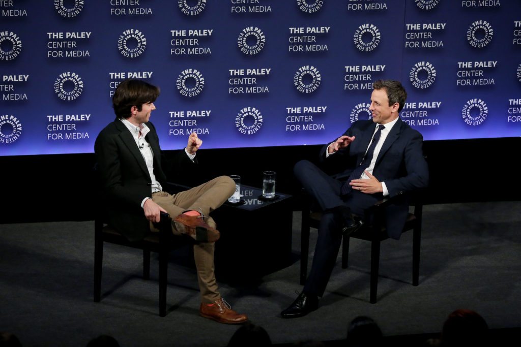 -  New York, NY, 6/13/16 - PaleyLive NY: An Evening with Seth Meyers -PICTURED: John Mulaney (Moderator), Seth Meyers -PHOTO by: Marion Curtis/Starpix