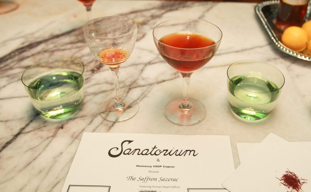 Saffron Sazerac at Sanatorium v. 2