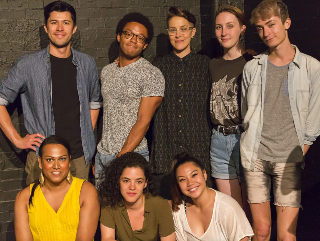 The Cast of NORMATIVITY. Photo by Steve Riskind.