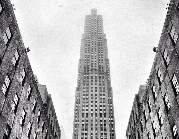 Rockefeller Center in the Snow