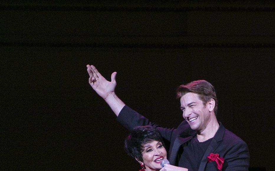 Chita Rivera and Andy Karl. 