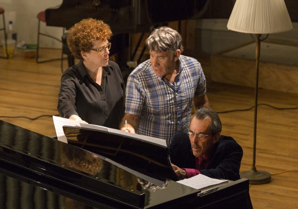 Photo: SEASON OF LIGHT. (L-R Judith Clurman, Stephen Schwartz, &amp; Lee Musiker). Photo by Richard Termine